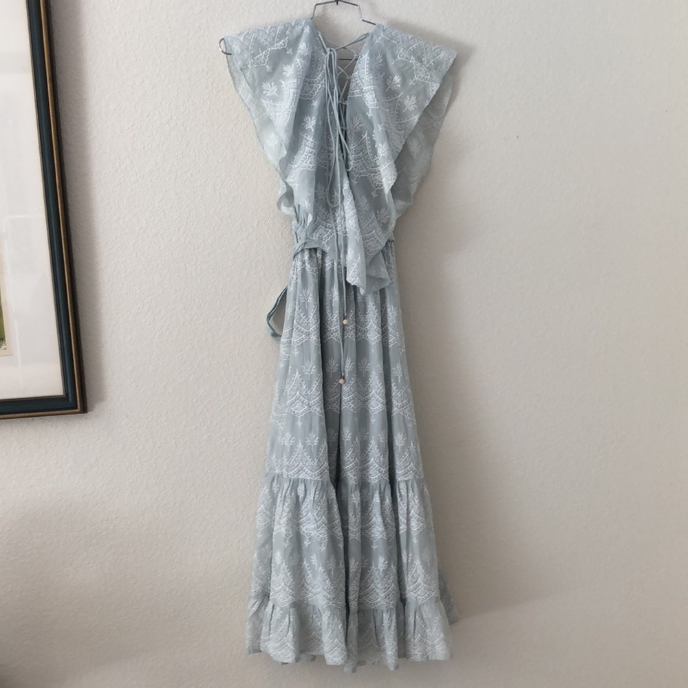 Love Sam Anthropologie Mint Green Maxi Dress - Picture 10 of 14